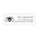 Search for bumblebee return address labels Elegant