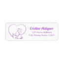 Search for cat and dog return address labels Elegant