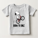 Search for bicycle baby clothes Snoopy