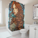 Search for art nouveau shower curtains Retro
