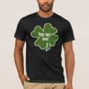 Search for four leaf clover tshirts Lucky charm