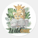 Search for gold giraffe stickers Wild one