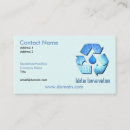 Search for conservative business cards Water