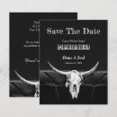 Search for western save the dates Bull skull