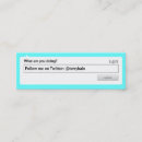 Search for sarcasm business cards Quote