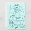 Search for mint birthday invitations Ice cream