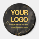 Search for business logo magnets Gold