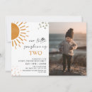 Search for our little sunshine birthday invitations Watercolor