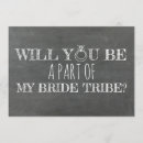 Search for bride tribe invitations Will you be my