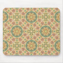 Search for kaleidoscopic patterns mousepads Green