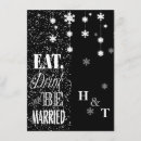 Search for vintage christmas invitation wedding invitations Black