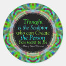 Search for positive thoughts stickers Affirmation