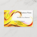 Search for bright color business cards Yellow