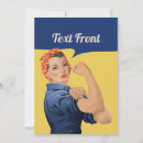 Search for rosie the riveter invitations World war ii