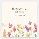 Search for periwinkle wedding stickers Wildflowers
