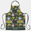 Search for hand drawn flowers aprons Botanical