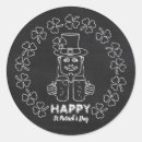 Search for three leaved clover stickers Leprechaun