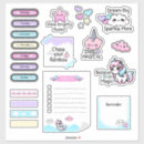 Search for kawaii unicorns stickers Pink