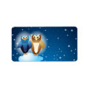 Search for bird couple return address labels Illustration