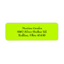 Search for lime return address labels Simple