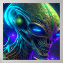 Search for alien head posters Ufo