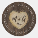 Search for 50th golden anniversary wedding stickers Heart