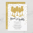 Search for lunch and bubbly invitations Glitter