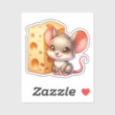 Search for mouse and cheese stickers Adorable