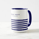 Search for navy blue stripe mugs Sailing