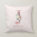 Search for letter j cushions Pink