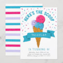 Search for ice cream party invitations Colourful