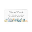 Search for blue roses return address labels Peony