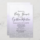 Search for lavender baby shower invitations Ombre