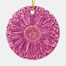 Search for gerbera daisy christmas tree decorations Pink