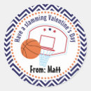 Search for basketball valentine stickers Kids