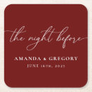 Search for burgundy coasters Calligraphy