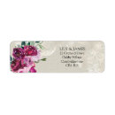 Search for pink grey wedding return address labels Floral