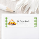 Search for green plaid return address labels Watercolor