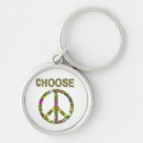Search for peace sign key rings Retro