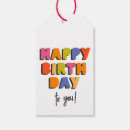 Search for happy birthday gift tags Kids birthday party