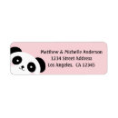 Search for cartoon bear return address labels Panda