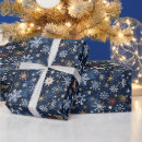 Search for blue star wrapping paper Snow