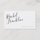 Search for freelance makeup artist business cards Elegant