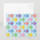 Search for fish pattern postcards Beach