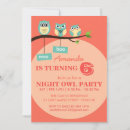 Search for orange owl invitations Polka dots