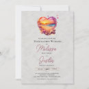 Search for hearts in the sand invitations Starfish