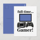 Search for best gamer postcards Level up
