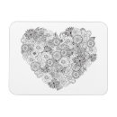 Search for heart doodle magnets Zen doodle style