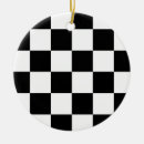 Search for black white pattern christmas tree decorations Racing