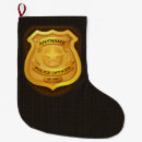 Search for office christmas stockings Police officer